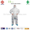 Well-protective Disposable PP+PE Coverall of Various Different Styles